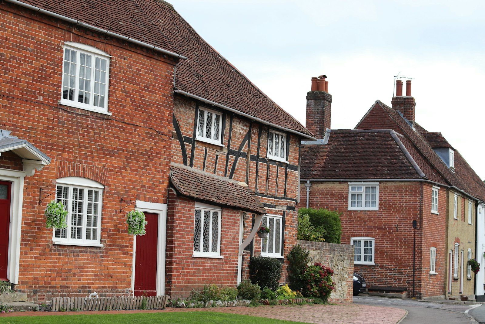 Brick and timber-framed houses of the kind found in Northwich